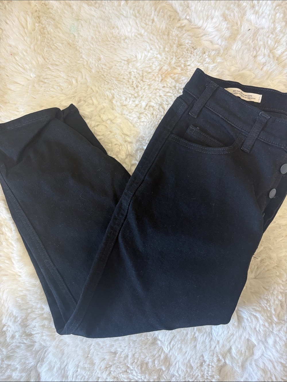 Universal Thread Black High-Rise Slim Jeans